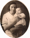 дед Олег с мамой 1937г